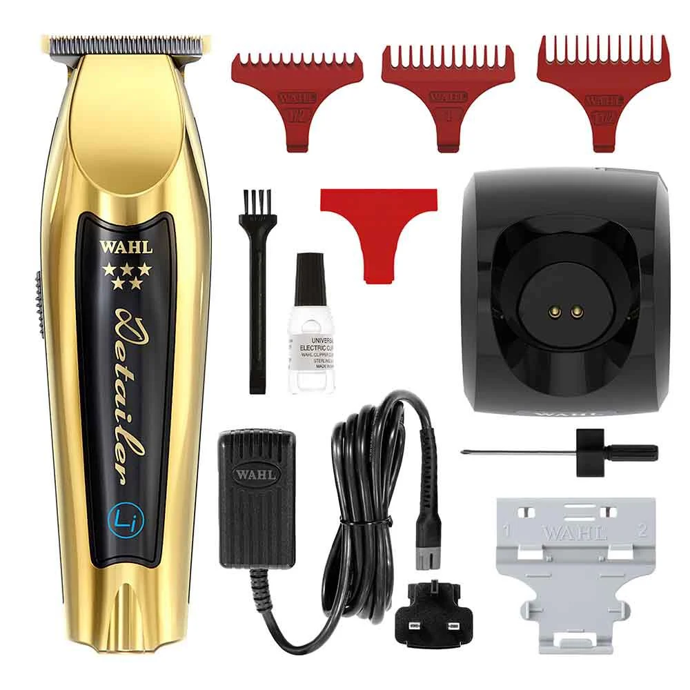 WAHL 5 Star Cordless Detailer Li Trimmer Gold - Professional Barbershop Equipment at Beauty Republic Equipment Store